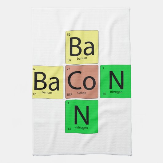Bacon Geek Theedoek (Verticaal)
