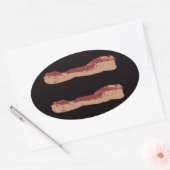 Bacon Gelijkheid Ovale Sticker (Envelop)