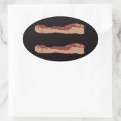 Bacon Gelijkheid Ovale Sticker (Tas)