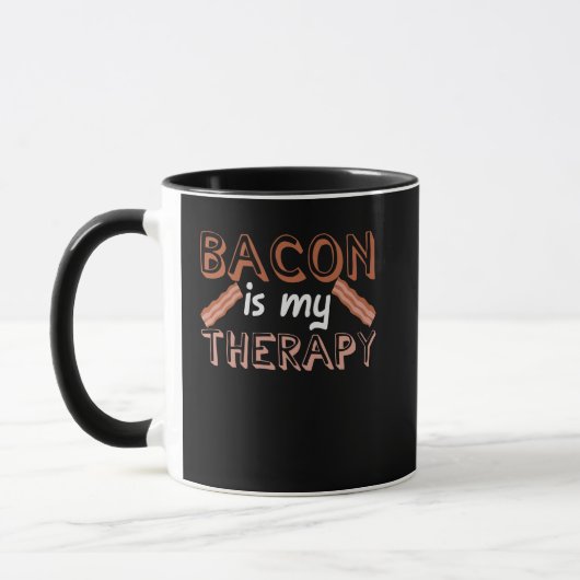 Bacon Gezegde Joke Therapy Meat Pork Belly Mok (Links)