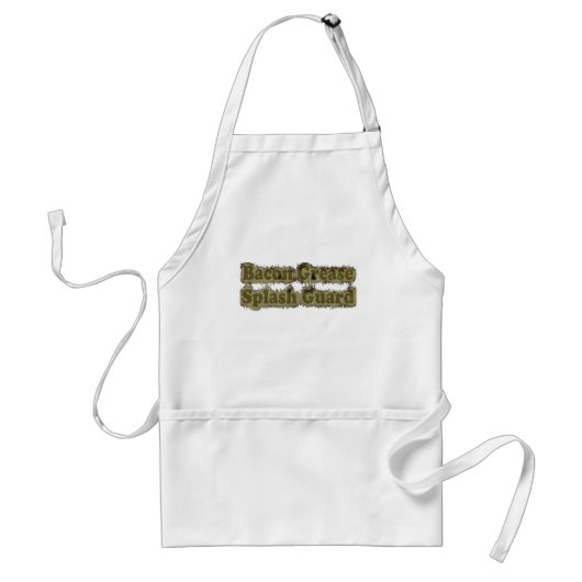 Bacon Grease Splash Guard apron Standaard Schort (Voorkant)