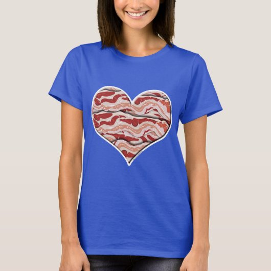 Bacon Hearted T-shirt (Voorkant)