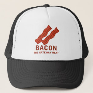Bacon, het gatewayvlees trucker pet