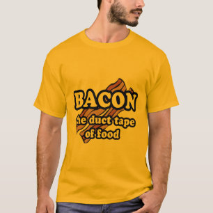 Bacon het plakband van voedsel t-shirt