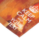 Bacon houdt kalm en heeft Jouw tekst Tafelkleed (Gekanteld)