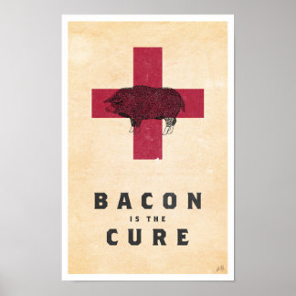 Bacon is de Cure Poster