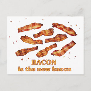 Bacon is de nieuwe bacterie briefkaart