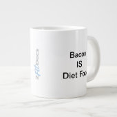 Bacon IS Diet Food Mug (20oz) (Devant droit)