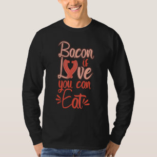 Bacon is dol op biobenproducenten t-shirt