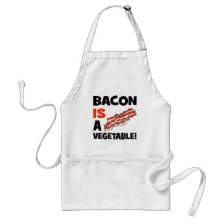 bacon is een groente standaard schort