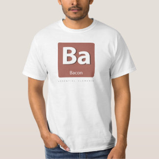 Bacon is essentieel. t-shirt