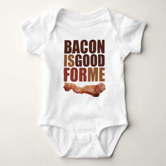Bacon is goed voor mij romper (Voorkant)