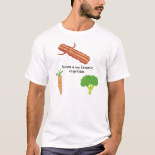 Bacon is mijn favoriete groenten t-shirt