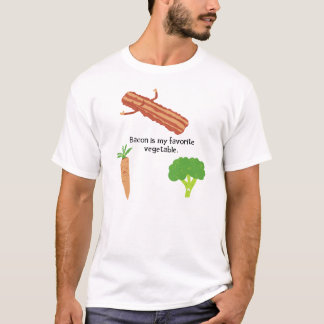 Bacon is mijn favoriete groenten t-shirt