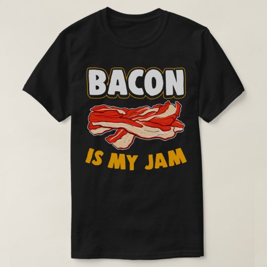 Bacon is mijn jam t-shirt (Design voorkant)