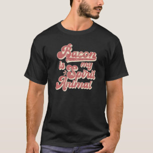 Bacon is mijn sterrendier Bacon American Flag T-shirt