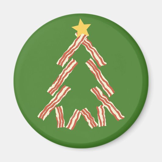 Bacon kerstboom magneet (Voorkant)