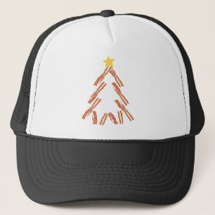 Bacon kerstboom trucker pet