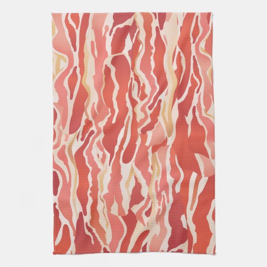 Bacon keukenhanddoek (Verticaal)