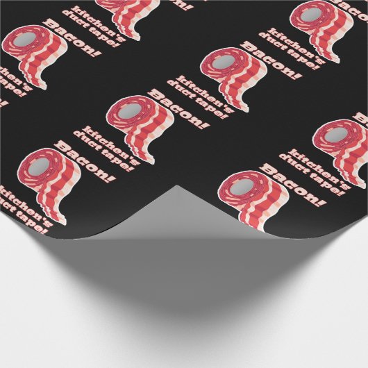 Bacon... Keuken's dikke band! Cadeaupapier (Hoek)
