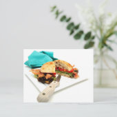 Bacon Lettuce en Tomato Briefkaart (Staand voorkant)