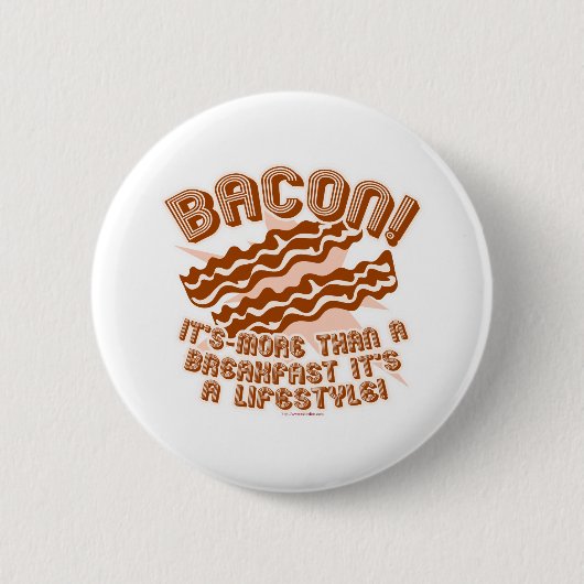 Bacon Lifestyle Ronde Button 5,7 Cm (Voorkant)