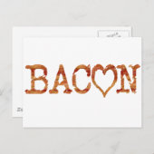 Bacon LOVE Briefkaart (Voorkant / Achterkant)