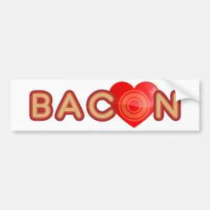 Bacon LOVE Bumpersticker