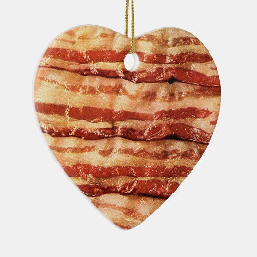 bacon love hart ornament (Rechts)