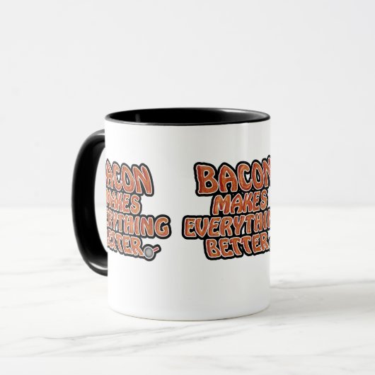 Bacon maakt alles beter mok (Voorkant links)