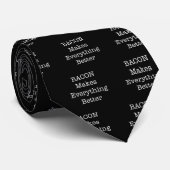 BACON maakt alles beter Stropdas (Opgerold)