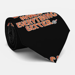 Bacon maakt alles beter stropdas