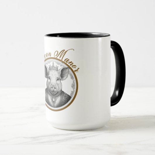 Bacon Manor Mug (Devant droit)