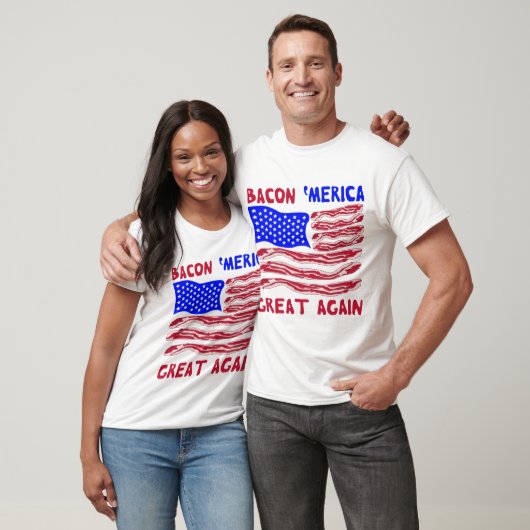 Bacon ‘Merica Great Again #USAPatriotGraphics © T-shirt (Unisex)