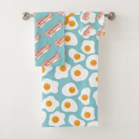 Bacon mignon et Motif d'oeufs | Monogramme