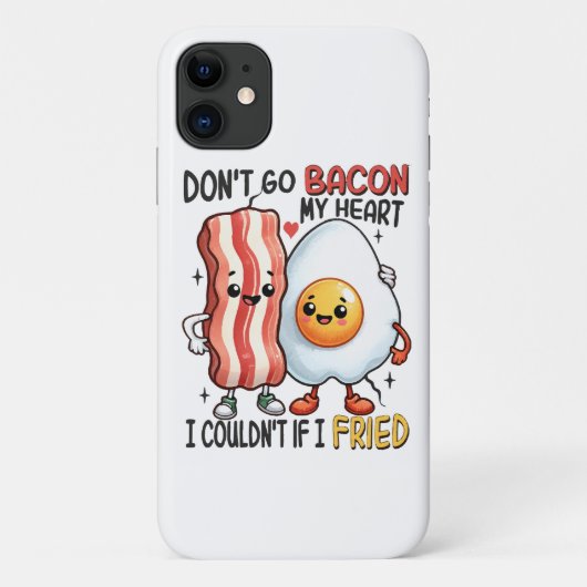Bacon Mijn Hart Niet Case-Mate iPhone Case (Achterkant)