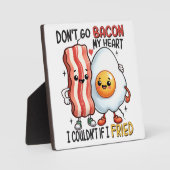 Bacon Mijn Hart Niet Fotoplaat (Voorkant)