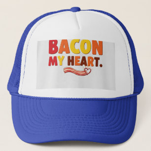 Bacon, mijn hart. trucker pet