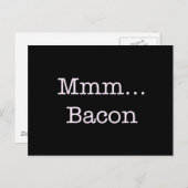 Bacon Mmm Briefkaart (Voorkant / Achterkant)