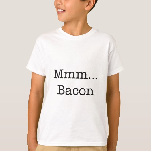 Bacon Mmm T-shirt (Voorkant)