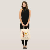 Bacon 'N Egg Lover Grocery Tas (Voorkant (model))
