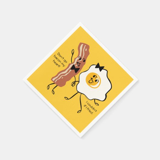 Bacon 'N Egg Lover Servetten (Hoek)