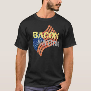 Bacon Nation Funny Bacon T-shirt