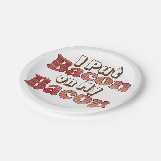 Bacon op Bacon Paper Bord (Gekanteld)