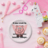 bacon papieren bordje (Feest)