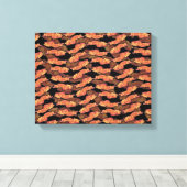 Bacon Pattern Canvas Afdruk (Insitu (Houten vloer))