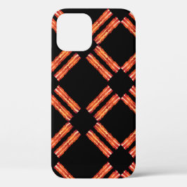 Bacon Pattern iPhone 12 Hoesje