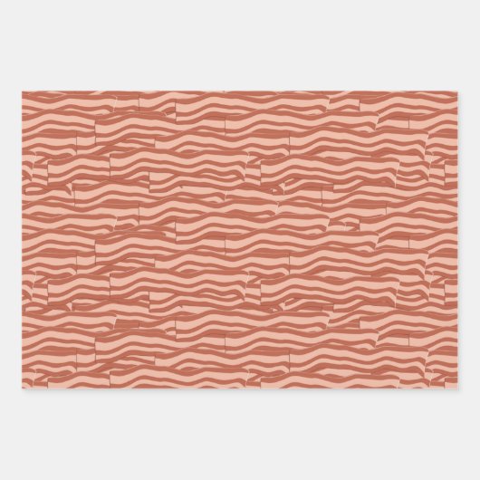 Bacon Pattern Inpakpapier Vel (Voorkant 3)