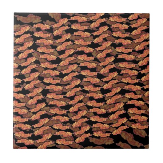 Bacon Pattern Tegeltje (Voorkant)