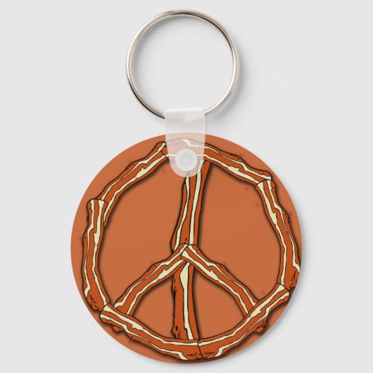 Bacon Peace Sign T-shirts, Hoodies, cadeautjes Sleutelhanger (Voorkant)